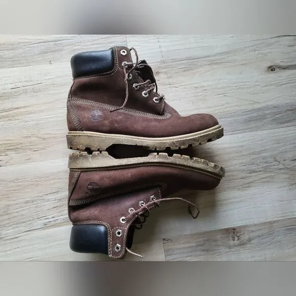 Timberland Chocolate Brown Waterproof Boots Size 8.5M