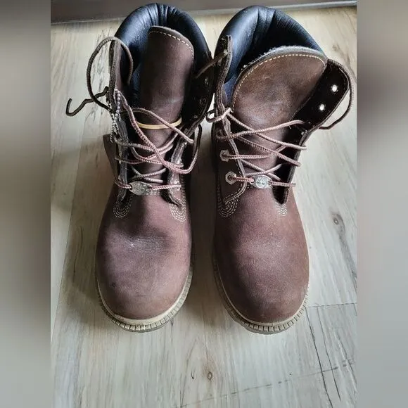 Timberland Chocolate Brown Waterproof Boots Size 8.5M