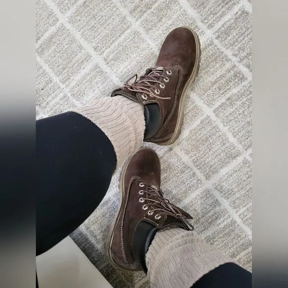 Timberland Chocolate Brown Waterproof Boots Size 8.5M