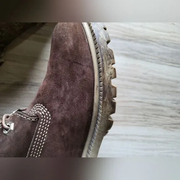 Timberland Chocolate Brown Waterproof Boots Size 8.5M