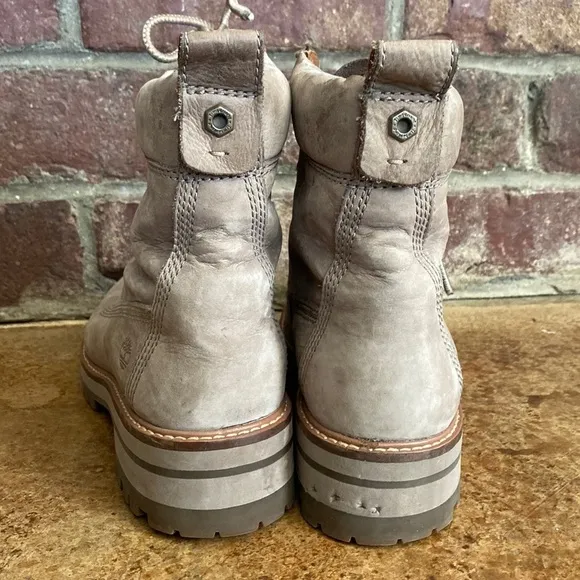 Timberland Courmayeur Valley 6 Inch Boots Women's Lace up low heel boots suede
