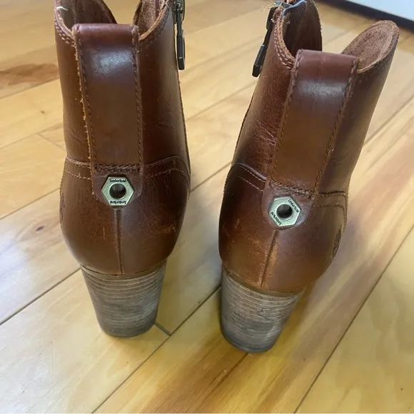 Timberland Earthkeepers Trenton Ankle Boots Womens Sz 6.5 Brown Leather 8542A