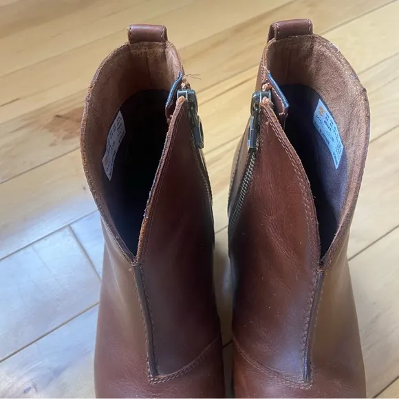 Timberland Earthkeepers Trenton Ankle Boots Womens Sz 6.5 Brown Leather 8542A