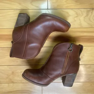 Timberland Earthkeepers Trenton Ankle Boots Womens Sz 6.5 Brown Leather 8542A