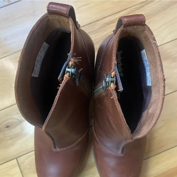 Timberland Earthkeepers Trenton Ankle Boots Womens Sz 6.5 Brown Leather 8542A