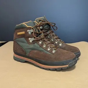 Timberland Euro Hiker Suede Leather Hiking Boots Brown Mens 10 Gorpcore Utility