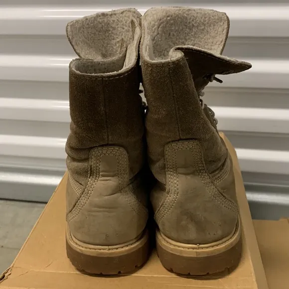 Timberland Jayne Fleece Women's Size 9US Gray Lace Up‎ Waterproof Boots