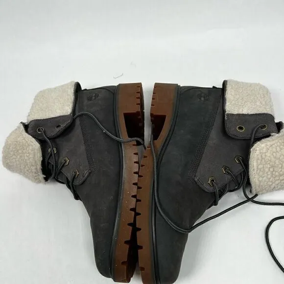 Timberland Jayne Waterproof Fold Down Boots Size 8.5