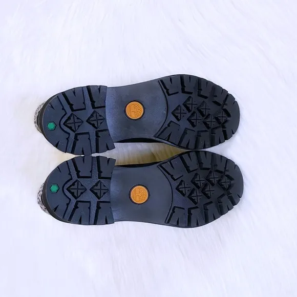 Timberland Kinsley 6 Inch Waterproof Boots In Black Snow Leopard