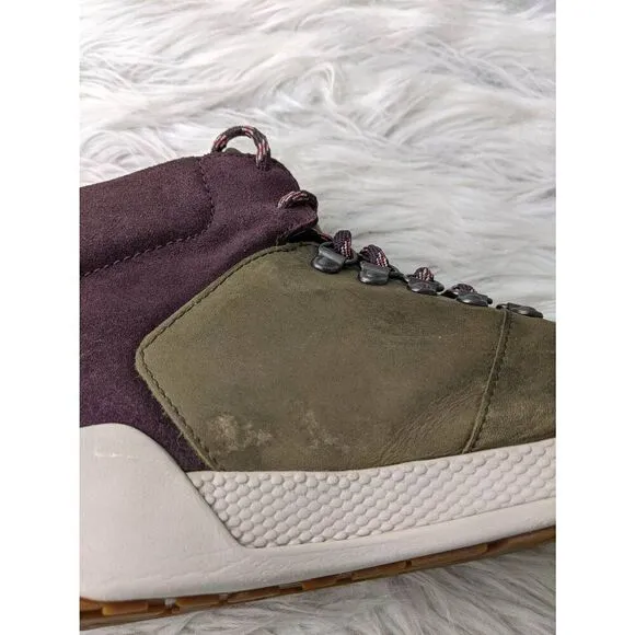Timberland Kiri Up Waterproof Leather Hiker Boots Ankle Booties Sz 8
