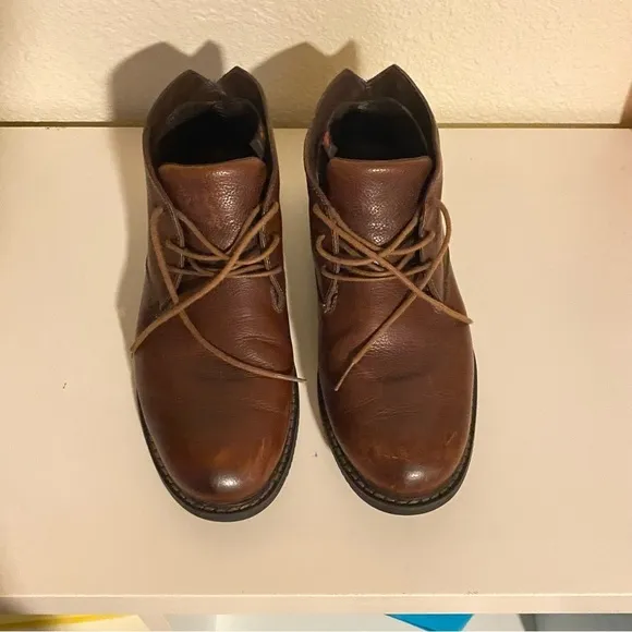 Timberland Leather Tied Boots Brown Sz 9