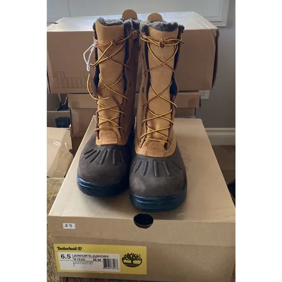 Timberland Mallard Boots Tan Brown Womens size 8.5