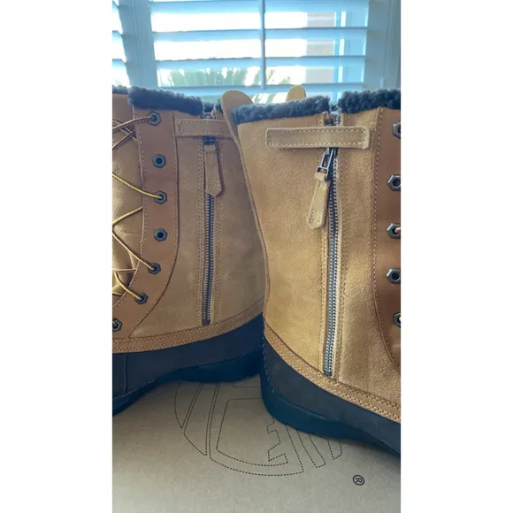 Timberland Mallard Boots Tan Brown Womens size 8.5