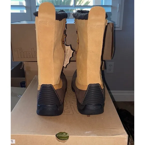 Timberland Mallard Boots Tan Brown Womens size 8.5