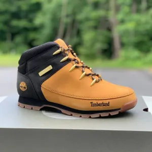Timberland Men's Euro Hiker Wheat/Black Leather Boots