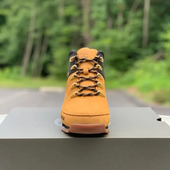 Timberland Men's Euro Hiker Wheat/Black Leather Boots
