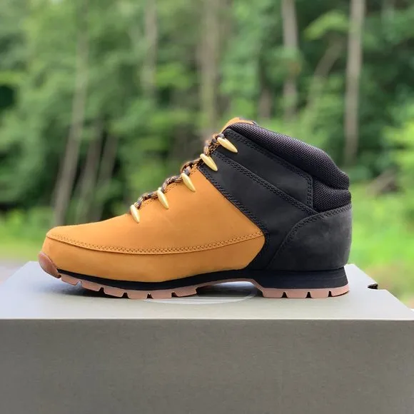 Timberland Men's Euro Hiker Wheat/Black Leather Boots