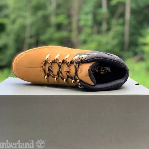 Timberland Men's Euro Hiker Wheat/Black Leather Boots