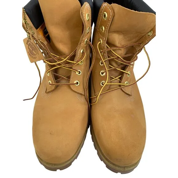 Timberland Mens Sz 13 Wide 6&quot; Premium Waterproof Boots Genuine Nubuck F9064
