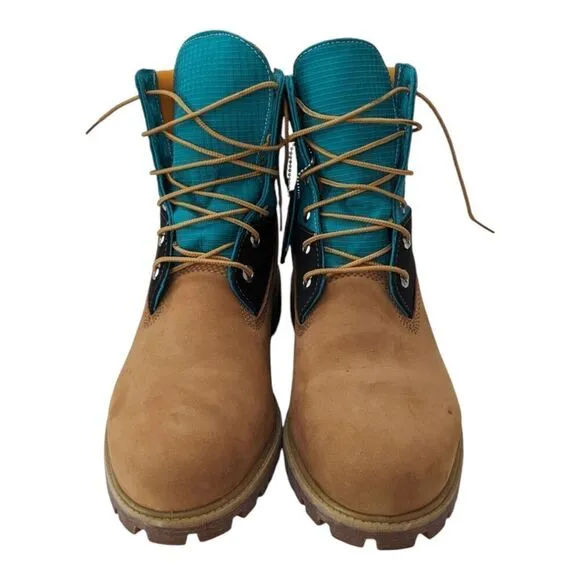 Timberland Premium 6-Inch Treadlight Waterproof Boots Wheat Nubuck Size 11