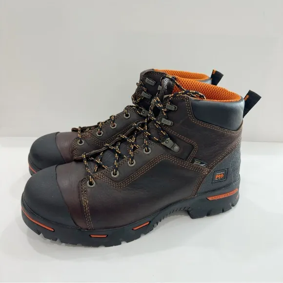 Timberland PRO Men's Endurance 6&quot; Steel Toe Waterproof Work Boots
