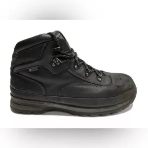 Timberland Pro Men's Euro Hiker, Black Leather Waterproof Boots, Size 9Wide