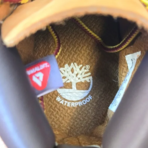 Timberland Tan Boys Leather Boots size 13