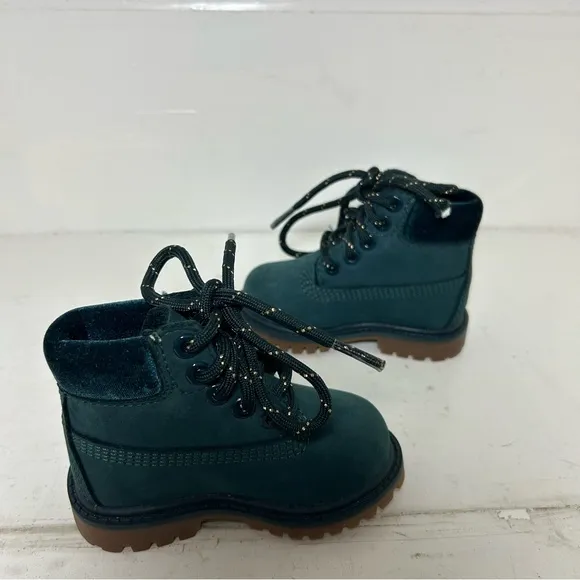 Timberland Toddler Premium Waterproof Boots Velvet Green Size 4