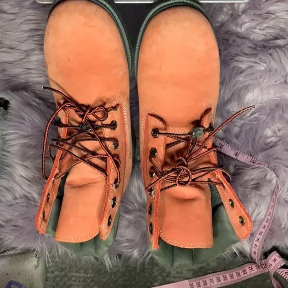 Timberland Waterproof Ladies Boots in Salmon &amp; Grey