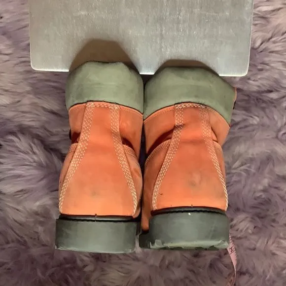 Timberland Waterproof Ladies Boots in Salmon &amp; Grey