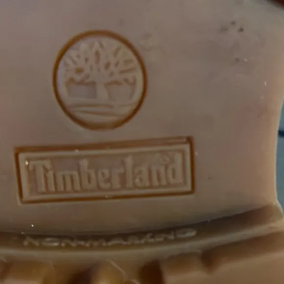 Timberland Waterproof Little Kids 6&quot; Gray/Green Suede Boots Size 9W (Toddler)