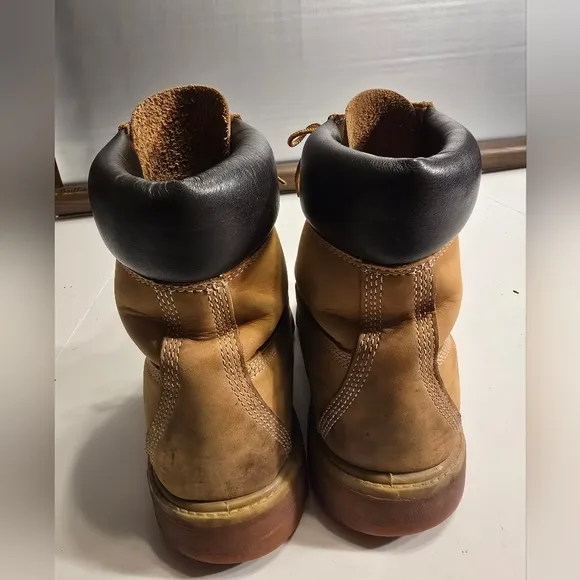 TIMBERLAND WHEAT CLASSIC LACE-UP MEN'S LEATHER TANBOOTS 6&quot; SIZE11