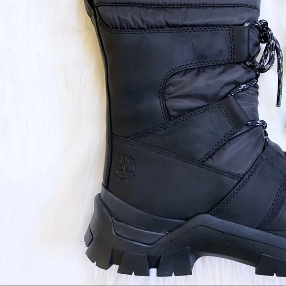 Timberland Women’s Jenness Falls Pull On Waterproof Insulated Black Boots