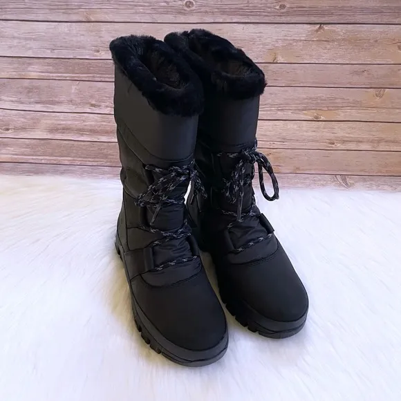 Timberland Women’s Jenness Falls Pull On Waterproof Insulated Black Boots