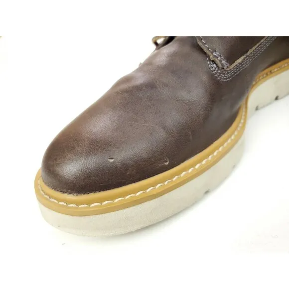 Timberland Women's Sensorflex Brown Leather Boots Sz 10