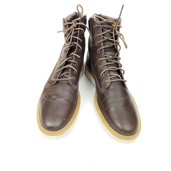 Timberland Women's Sensorflex Brown Leather Boots Sz 10