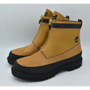 Timberland Heritage Womens Size 9 Modern Zip 6in Wheat Nubuck Waterproof Boots