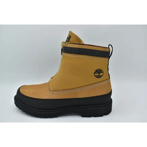 Timberland Heritage Womens Size 9 Modern Zip 6in Wheat Nubuck Waterproof Boots