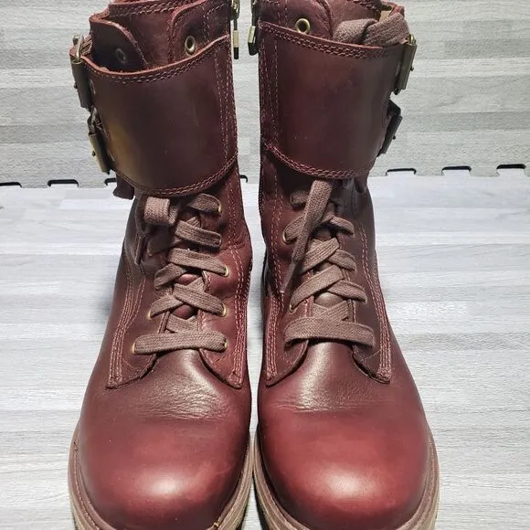 Timberland womens double strap boots