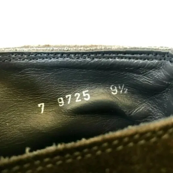 To Boot New York Clarkston Chukka Boots 9.5 Oliva Green Suede Leather Lace Up