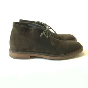 To Boot New York Clarkston Chukka Boots 9.5 Oliva Green Suede Leather Lace Up