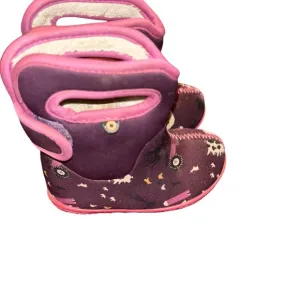 toddler bogs farm animals print rain snow boots size 5 kids girls