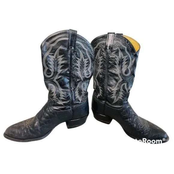 Tony Lama Style 6644 Genuine Leather Western Cowboy Boots