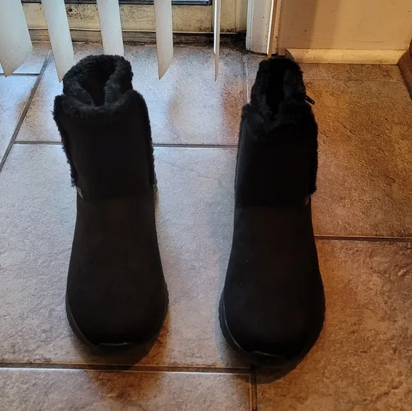 Tony Little Cheeks Dark Academia Whimsgoth Black Fit Body Sport Boots  Size 10