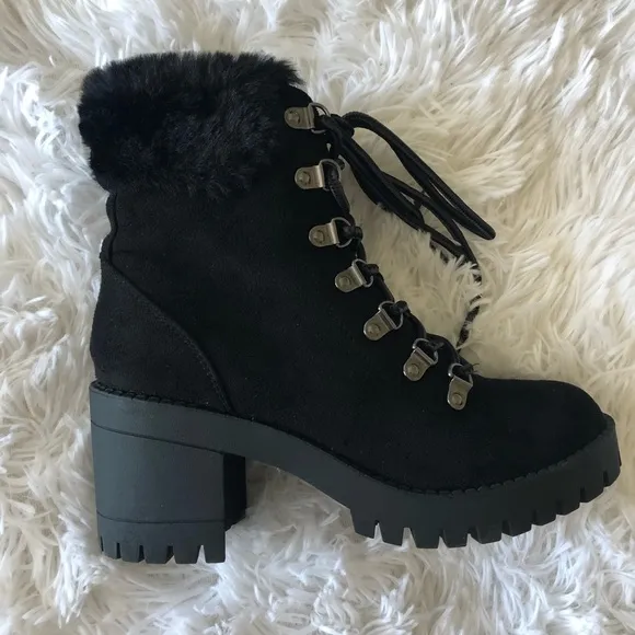 Top Moda Chunky Heel Boots