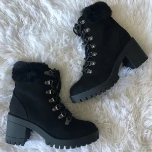 Top Moda Chunky Heel Boots