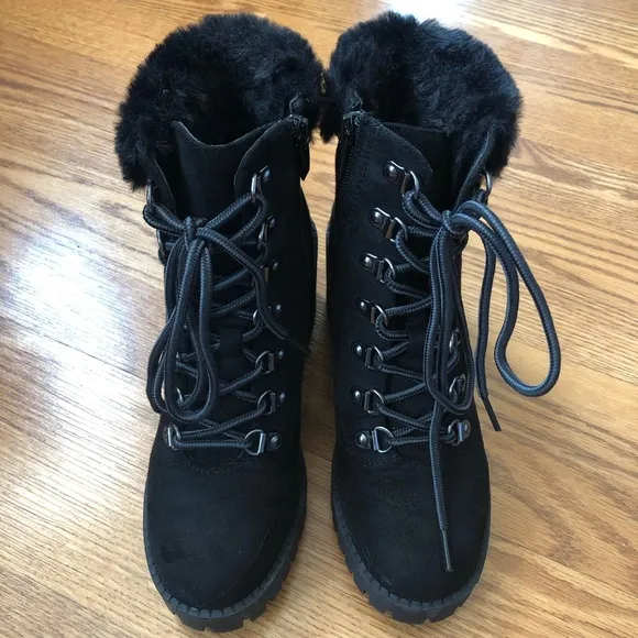 Top Moda Chunky Heel Boots