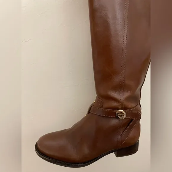 Tory Burch Brita Sienna Riding Boots
