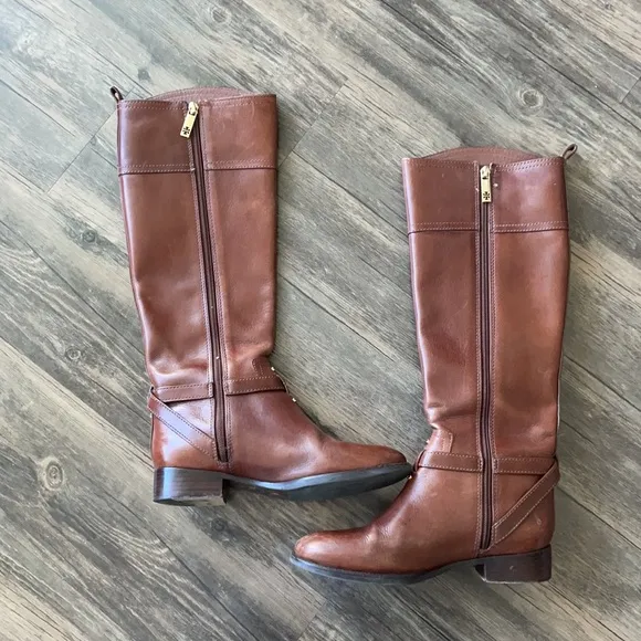 Tory Burch Brita Sienna Riding Boots
