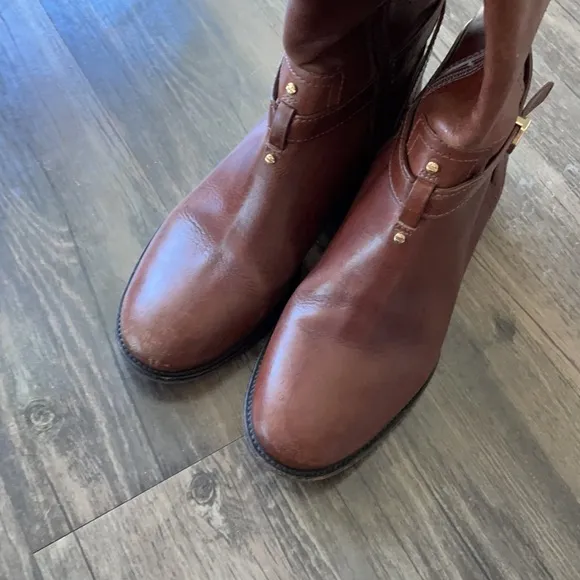 Tory Burch Brita Sienna Riding Boots